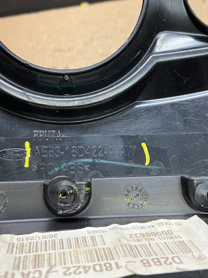 2011 to 2017 Ford Fiesta Center Console Shifter Bezel Trim T8719 DG5