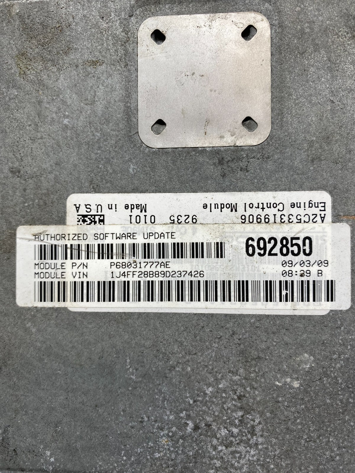 2009 Jeep Compass Patriot PCM ECM ECU Engine Computer Module D8934 DG13