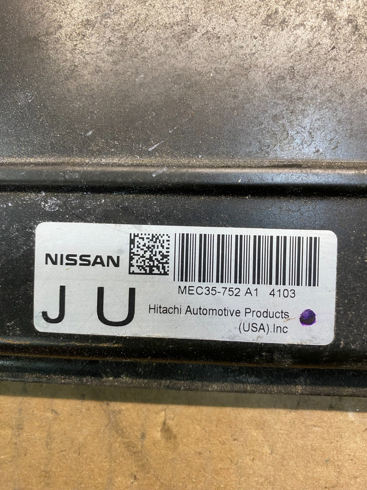 2005 Nissan Pathfinder Engine Control Module ECM MEC35-752 A1 aa7764  DG2