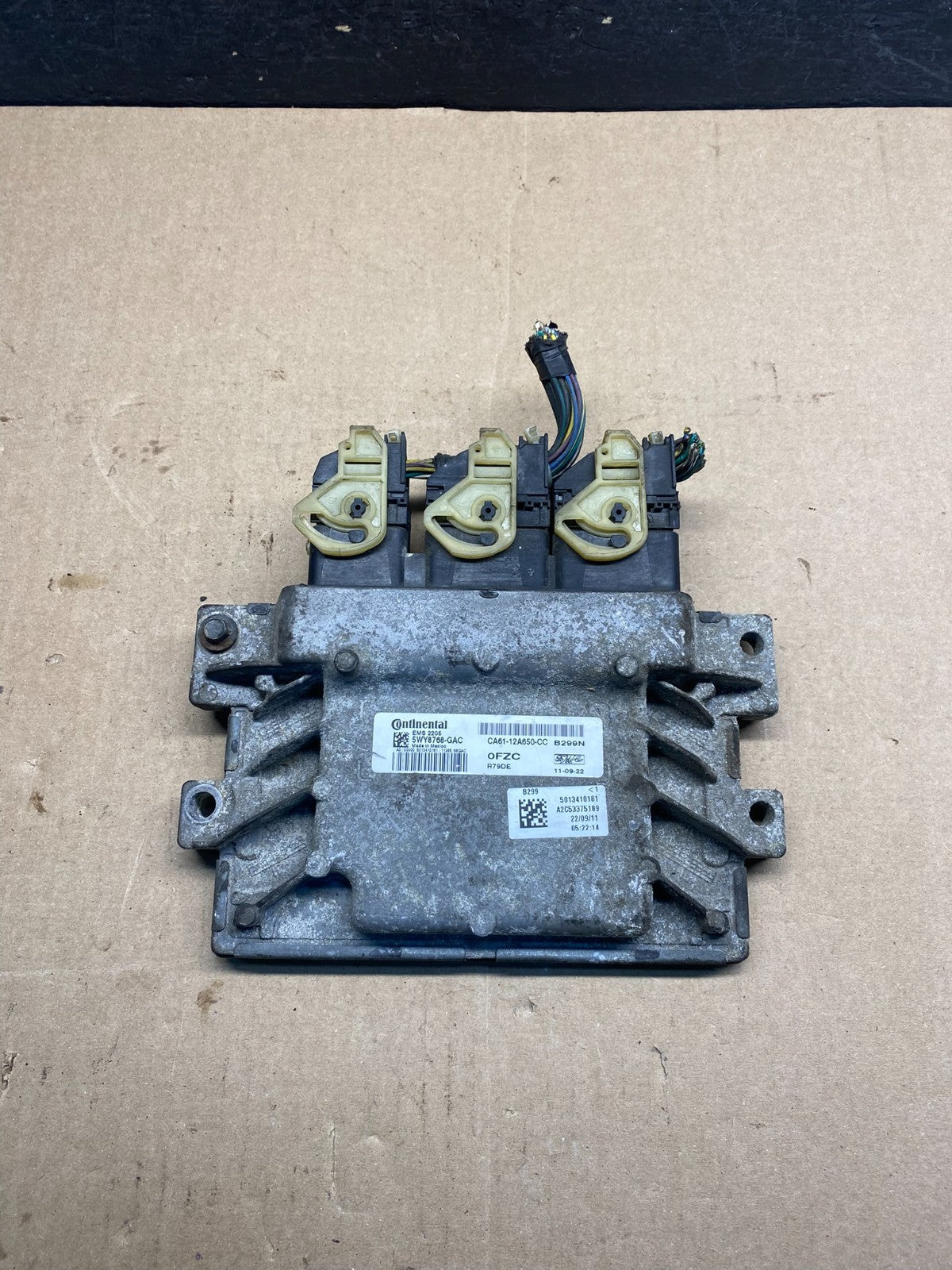 2012 to 2013 Ford Fiesta Engine Control Module Unit Ecu Ecm ag4043 DG0
