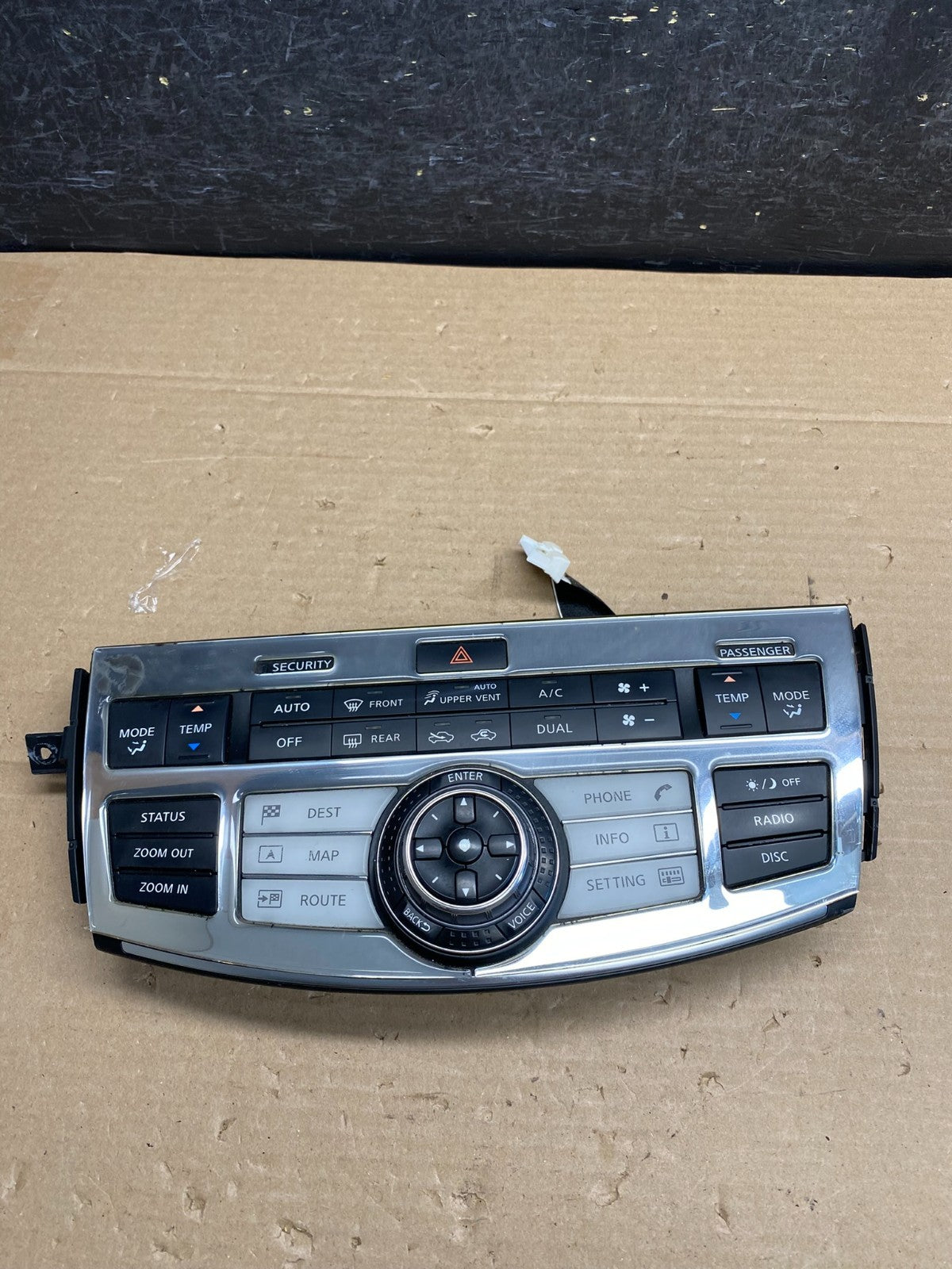 2007 Infiniti M35 Navigation Radio Climate Control 28395eh100 AG5270 DG0