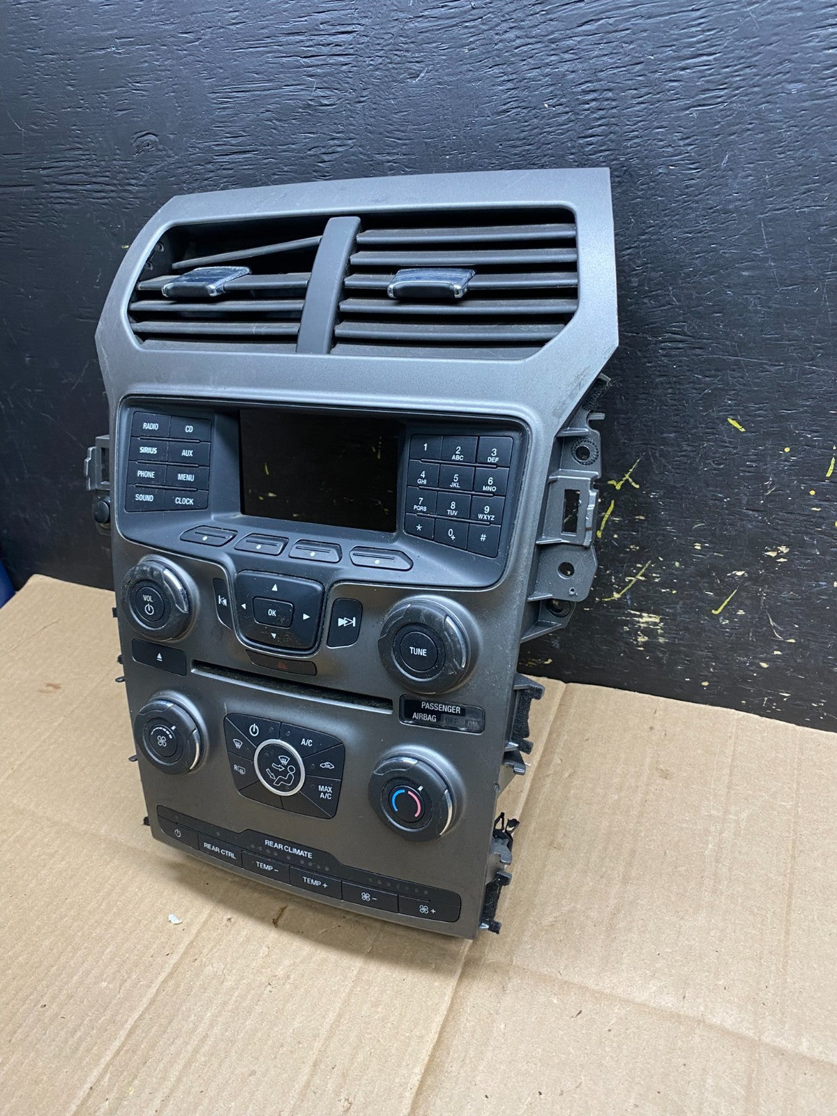 2011 to 2014 Ford Explorer Radio Climate Control Trim Bezel Panel Oem AA4582  DG1
