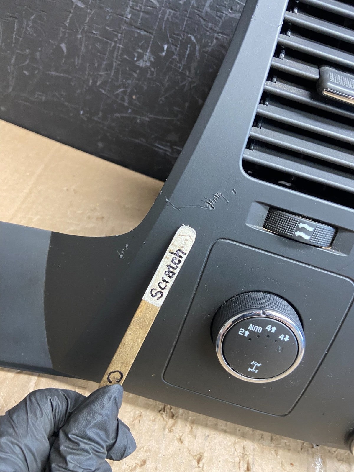 2007 to 2014 Silverado Sierra Center Console Radio Bezel Air Vents AF1649 DG1