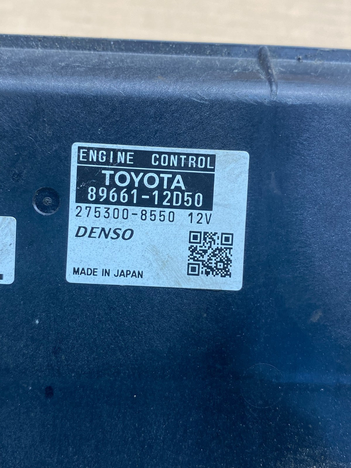 2010 Scion XB Engine Control Module ECU ECM 89661-12d50 AF3936 DW2