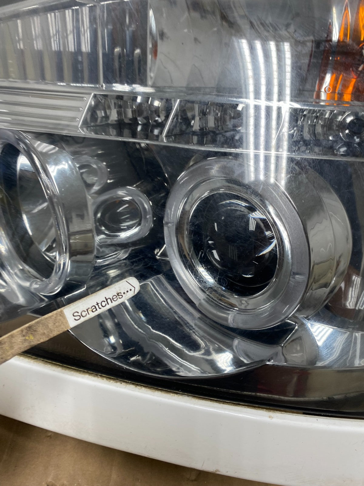 2004 to 2015 Nissan Armada Left+Right Side Set LED Chrome Headlights AD8098 DG4