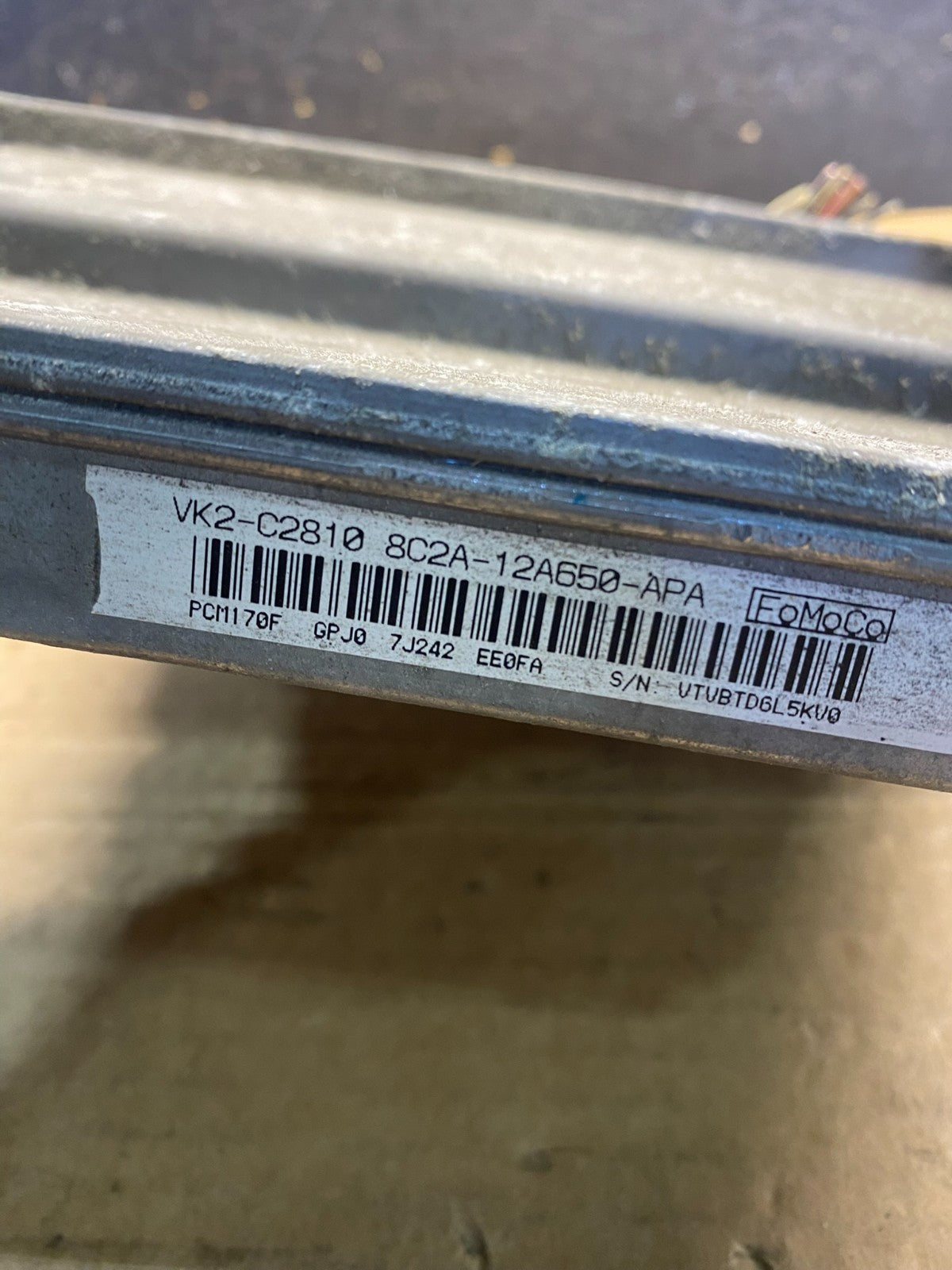 2008 Ford E350 E250 Van 5.4L Engine Control Module 8c2a-12a650-apa ECU AF7676 DG2