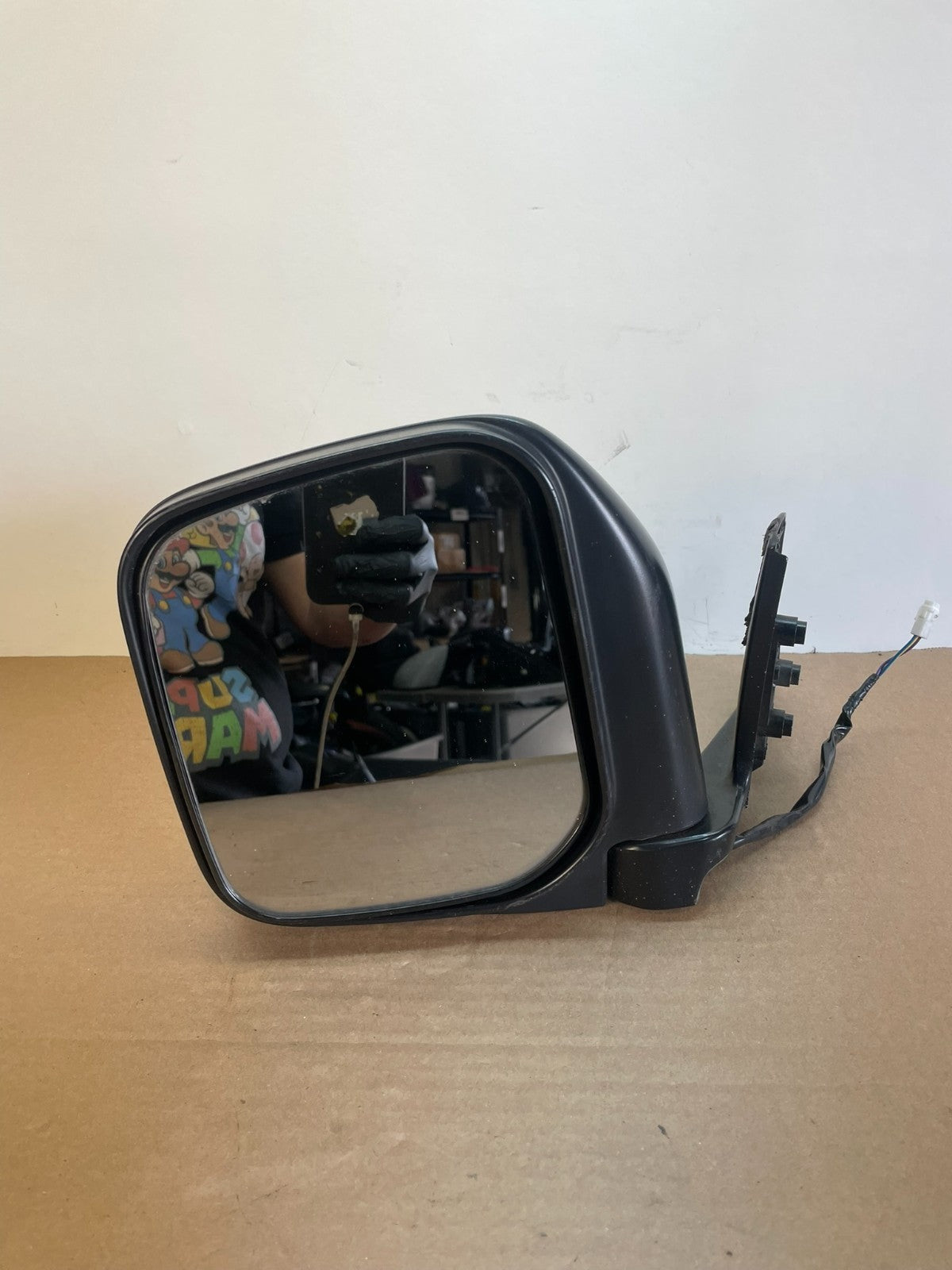 1997 to 2002 Mitsubishi Montero Left Driver LH Side View Door Mirror af5637 DG9