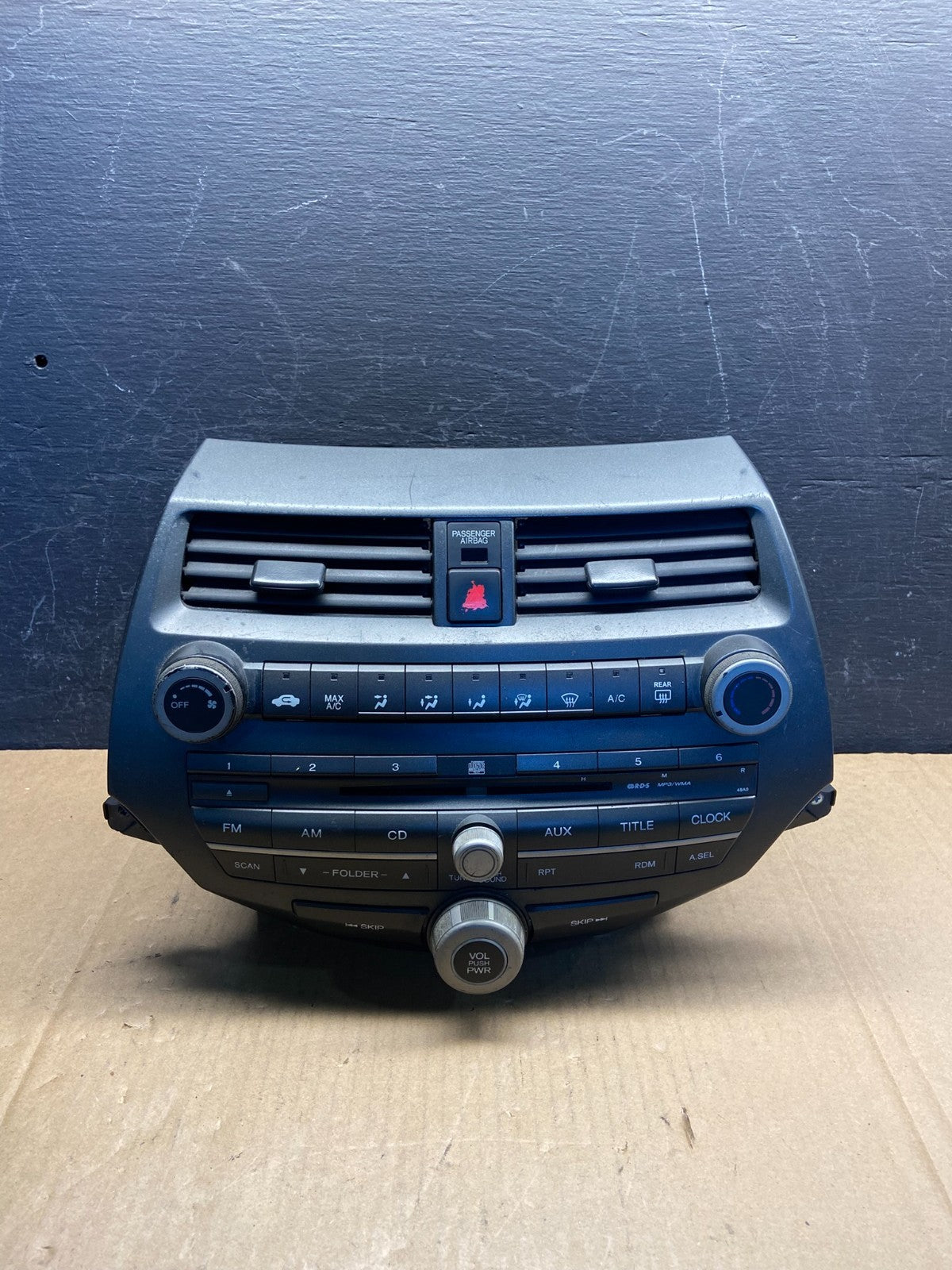 2008 - 2012 Honda Accord Front Radio Control AM./FM CD Climate Control af9466 DG0
