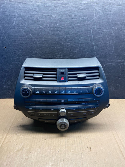 2008 - 2012 Honda Accord Front Radio Control AM./FM CD Climate Control af9466 DG0