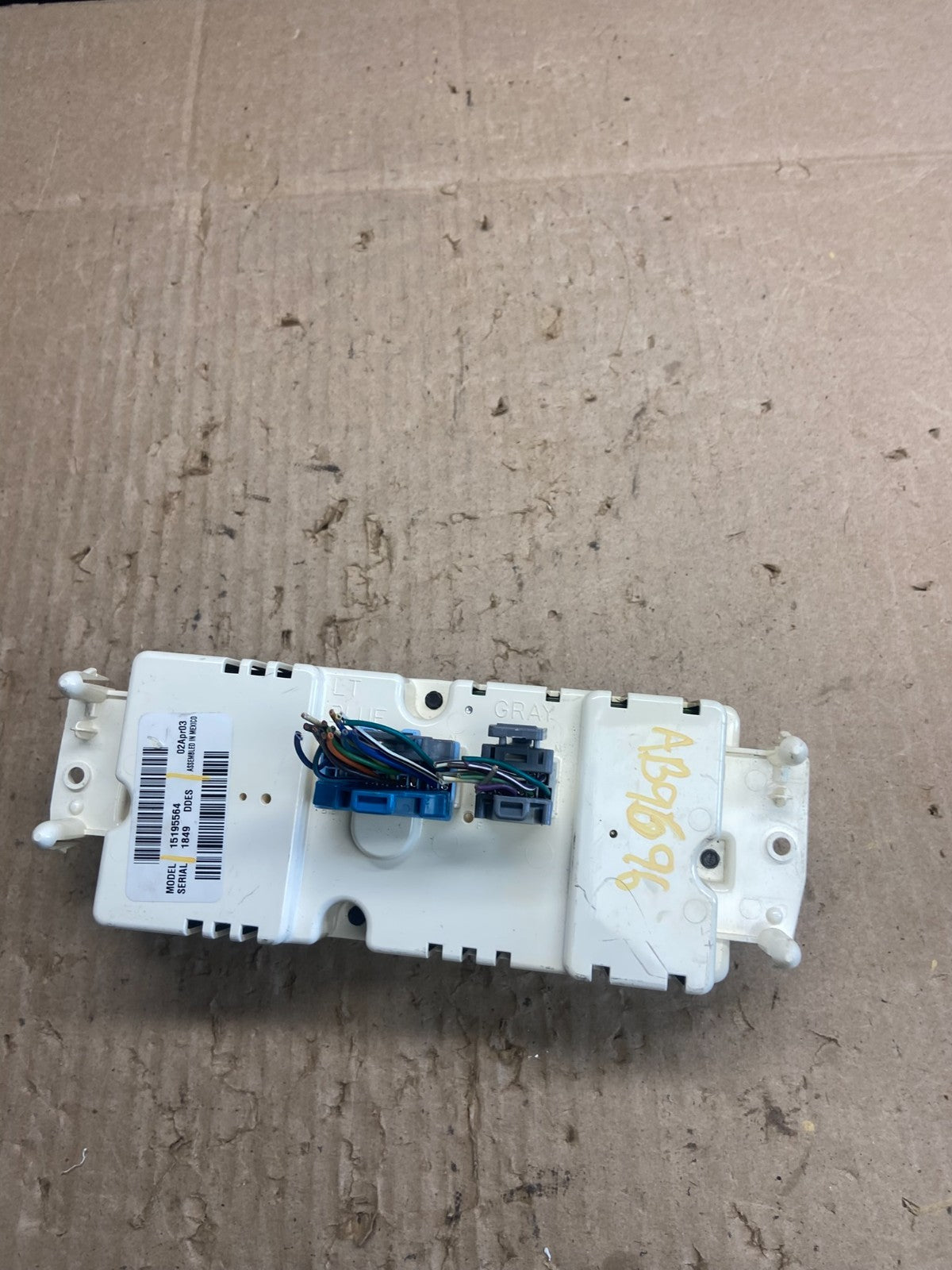 2003 to 2006 Chevrolet Silverado HVAC Heater Climate Control Module AB9696 DG5
