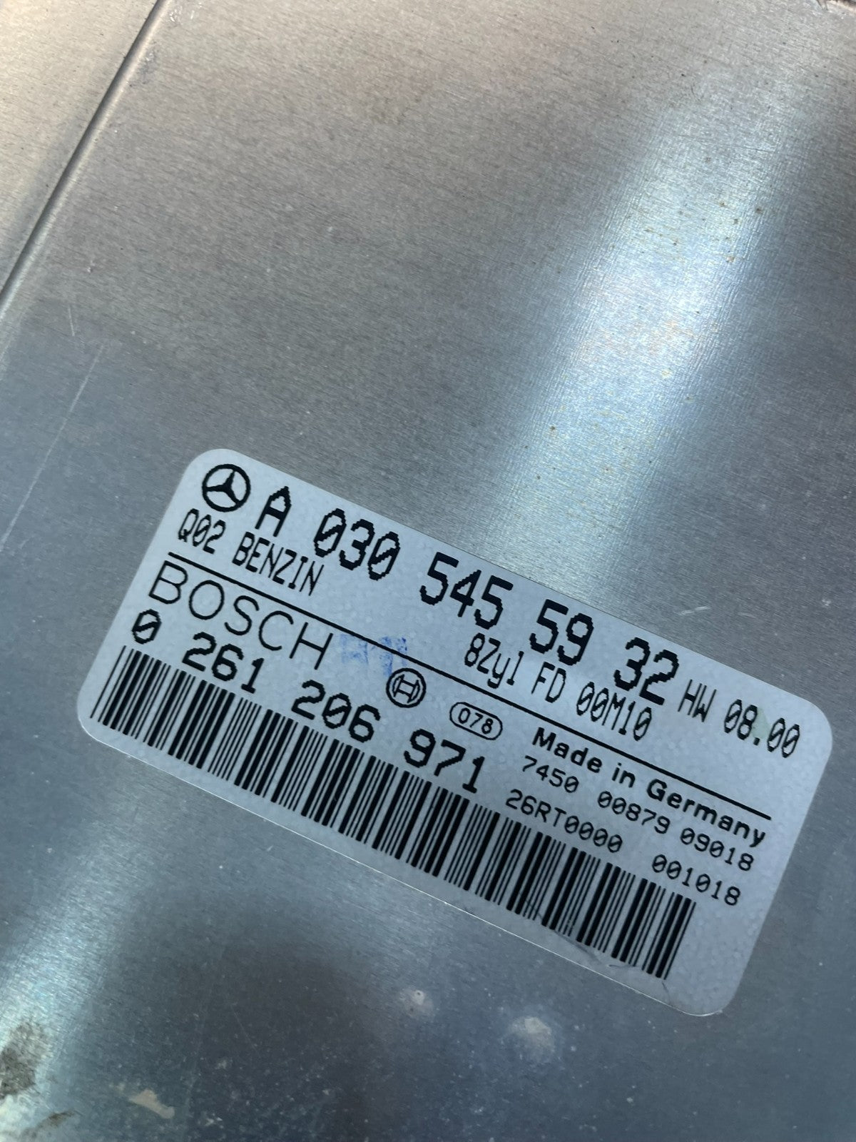 2000 to 2002 Mercedes CL500 ECU ECM Engine Control Module Unit OEM X9952 DG3
