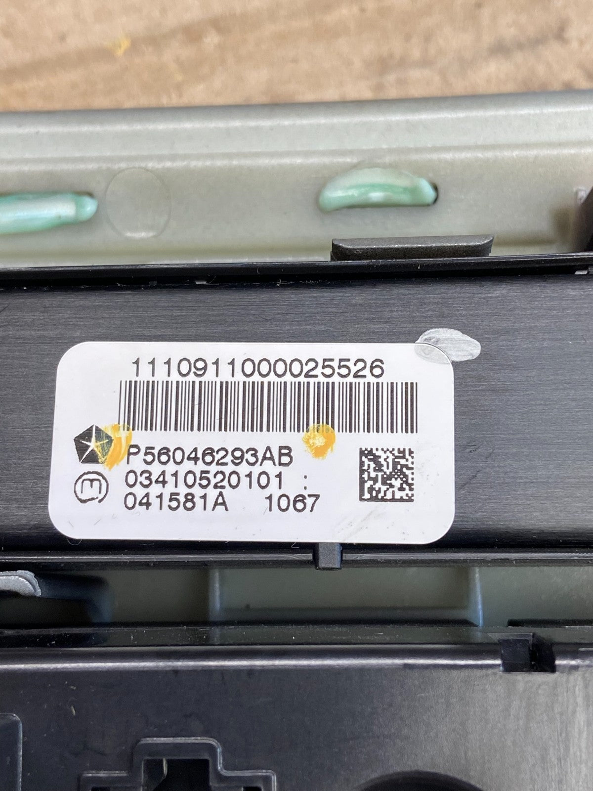2011-2013 Jeep Grand Cherokee Center Radio Climate Control Bezel Vent ah3470 DG5