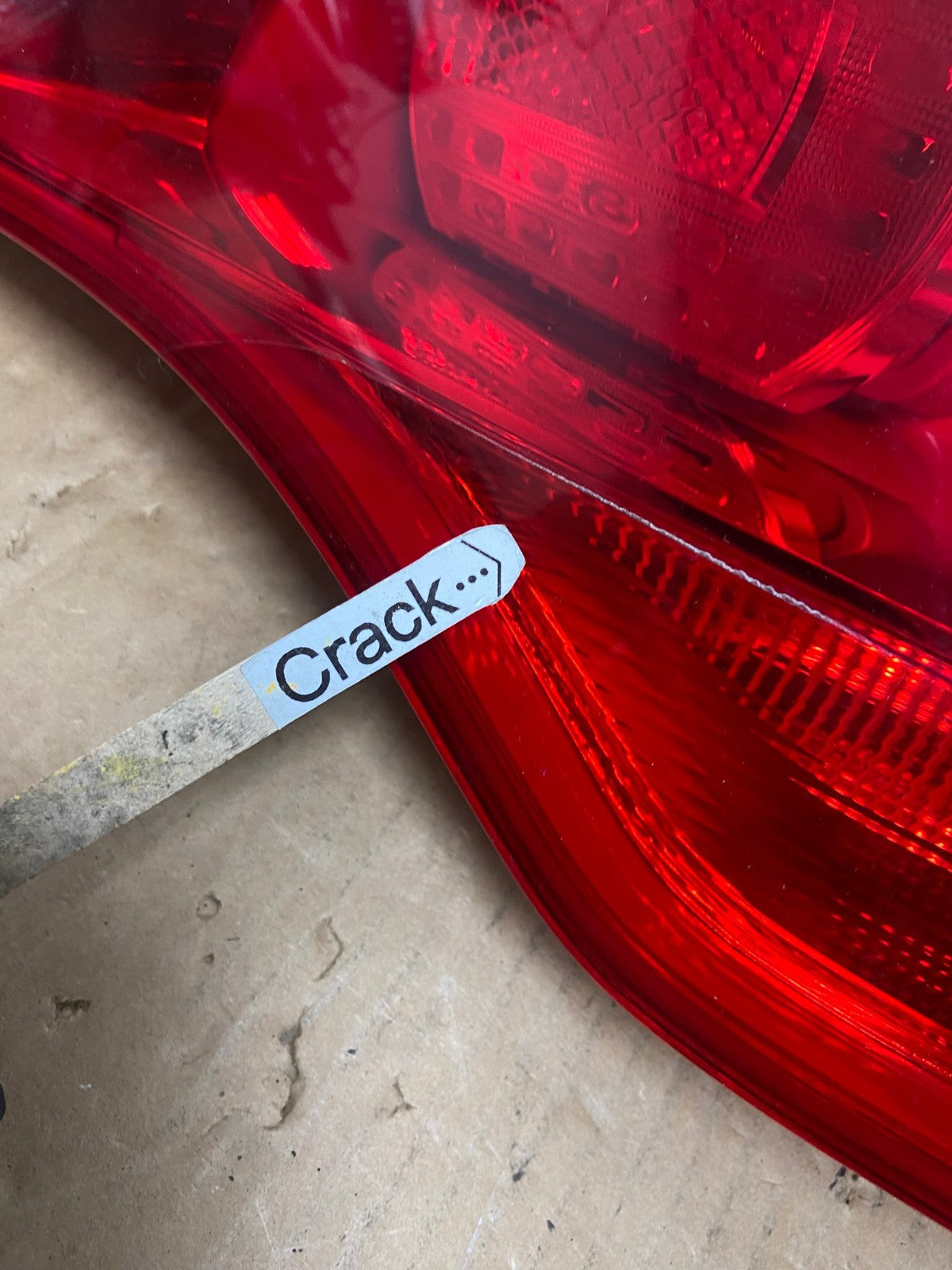 2007 2008 2009 Audi Q7 Right Passenger Rh Side Tail Light AD0930 LK4