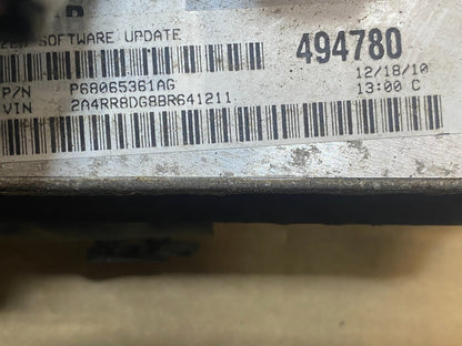 2011 Dodge Grand Caravan Town & Country ECU Engine Computer AF6688 DW2