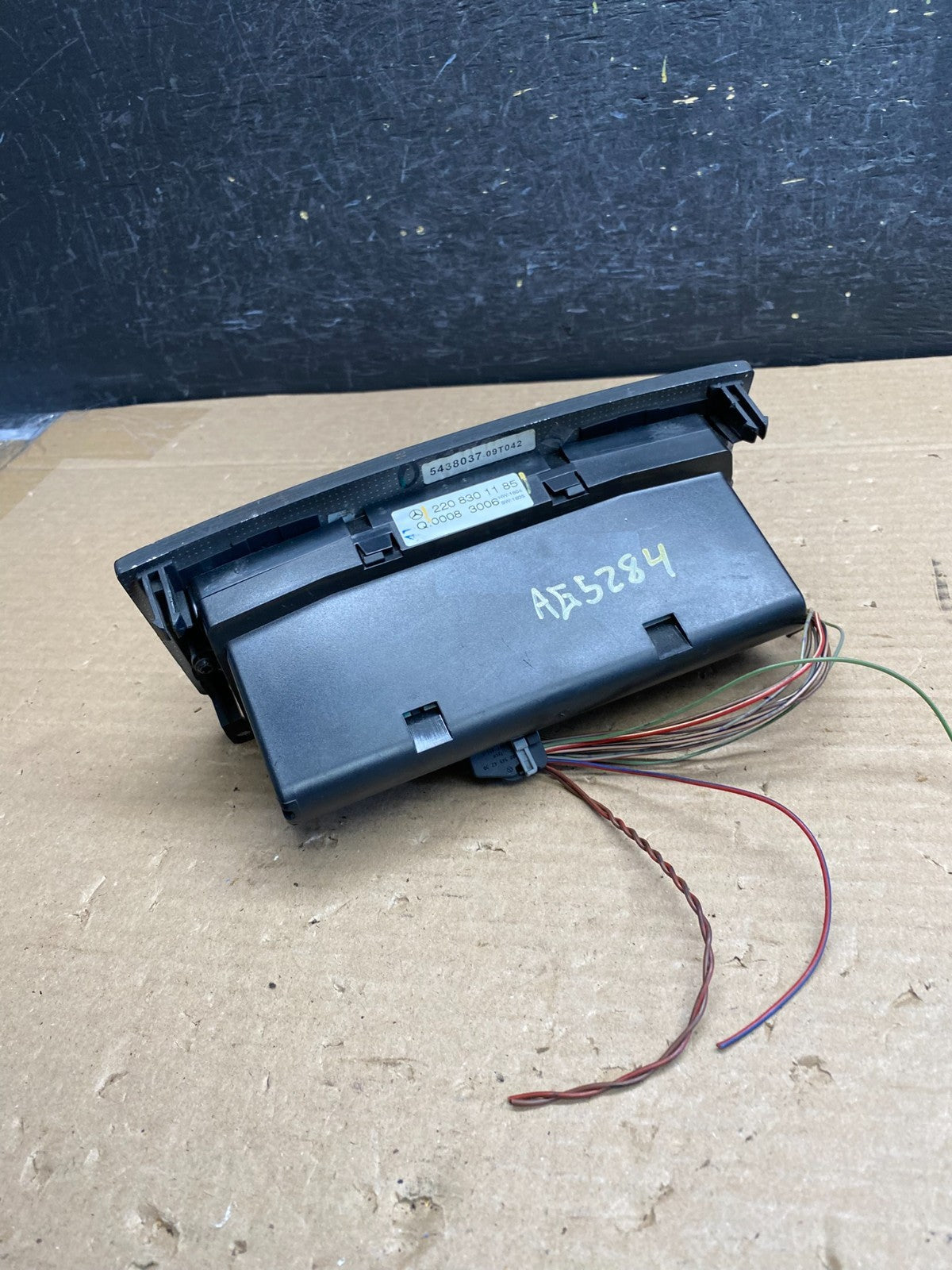 2000-2006 Mercedes S430 S500 W220 AC Heater Climate Control Trim Bezel AG5284 DG4