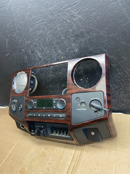 2008-2010 Ford F250 F350 Radio Climate Control Radio Dash Bezel Panel AD7221 DG3