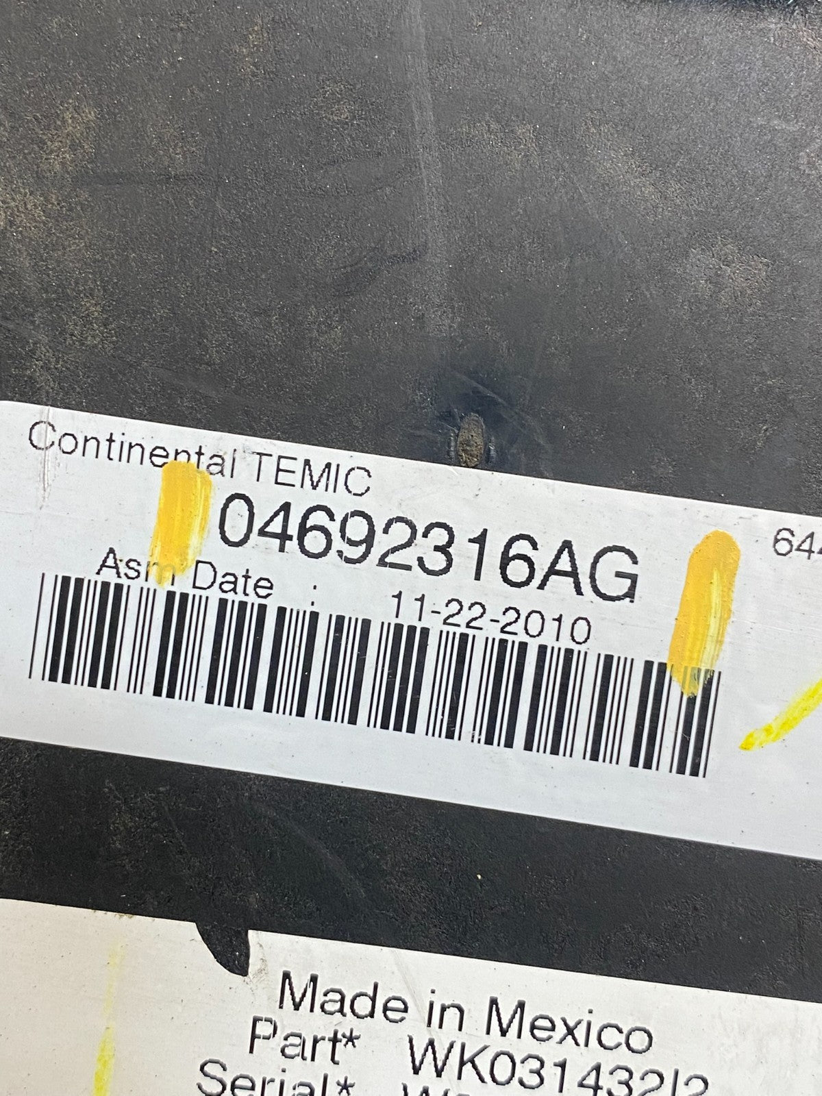 2012 Jeep Grand Cherokee Durango TIPM Fuse Box Relay Module 04692316AG AH9635 DW6