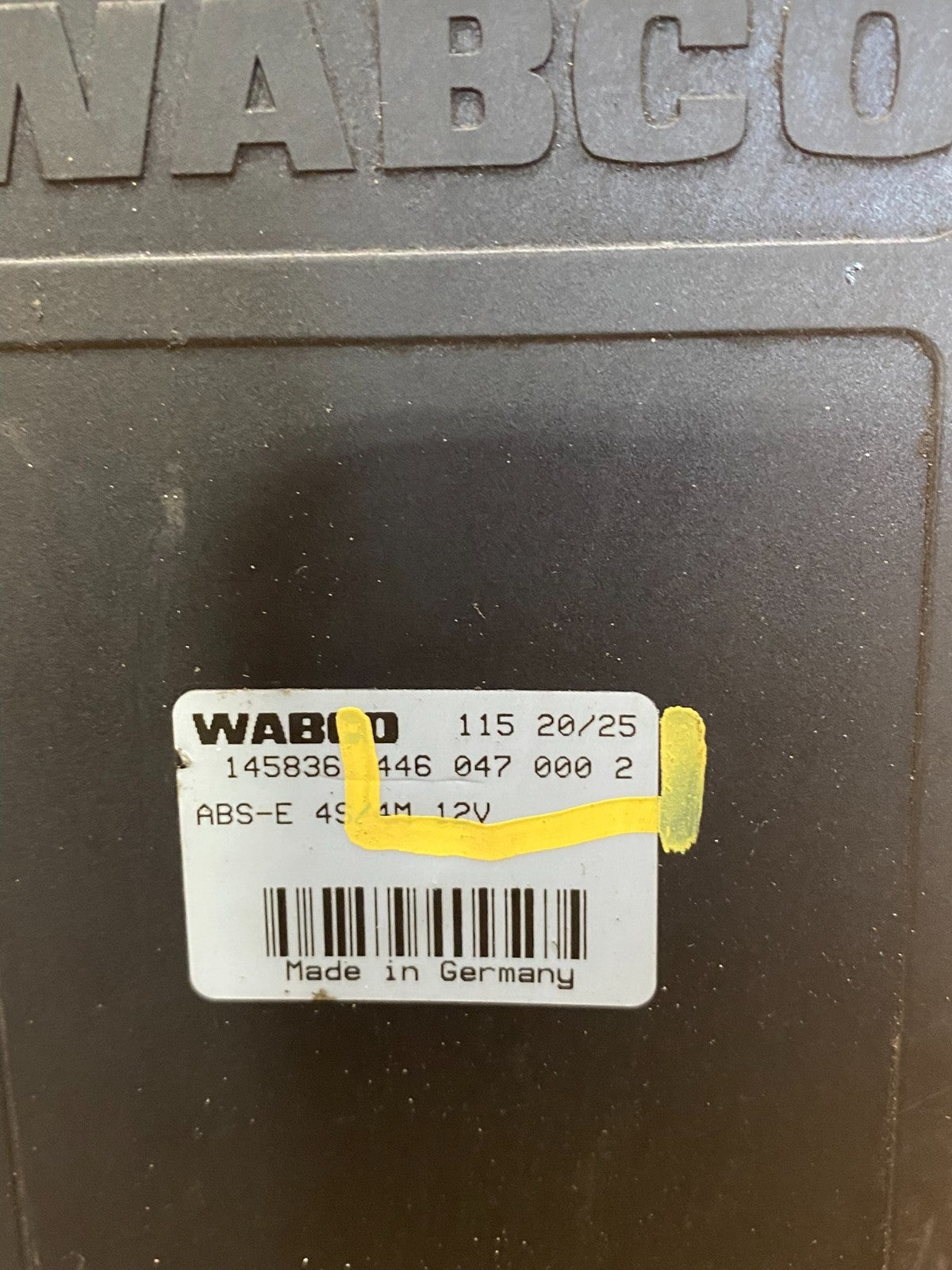 Wabco ABS Pump Hydraulic W/ Module P/N 4460470002 ab7215 DG6