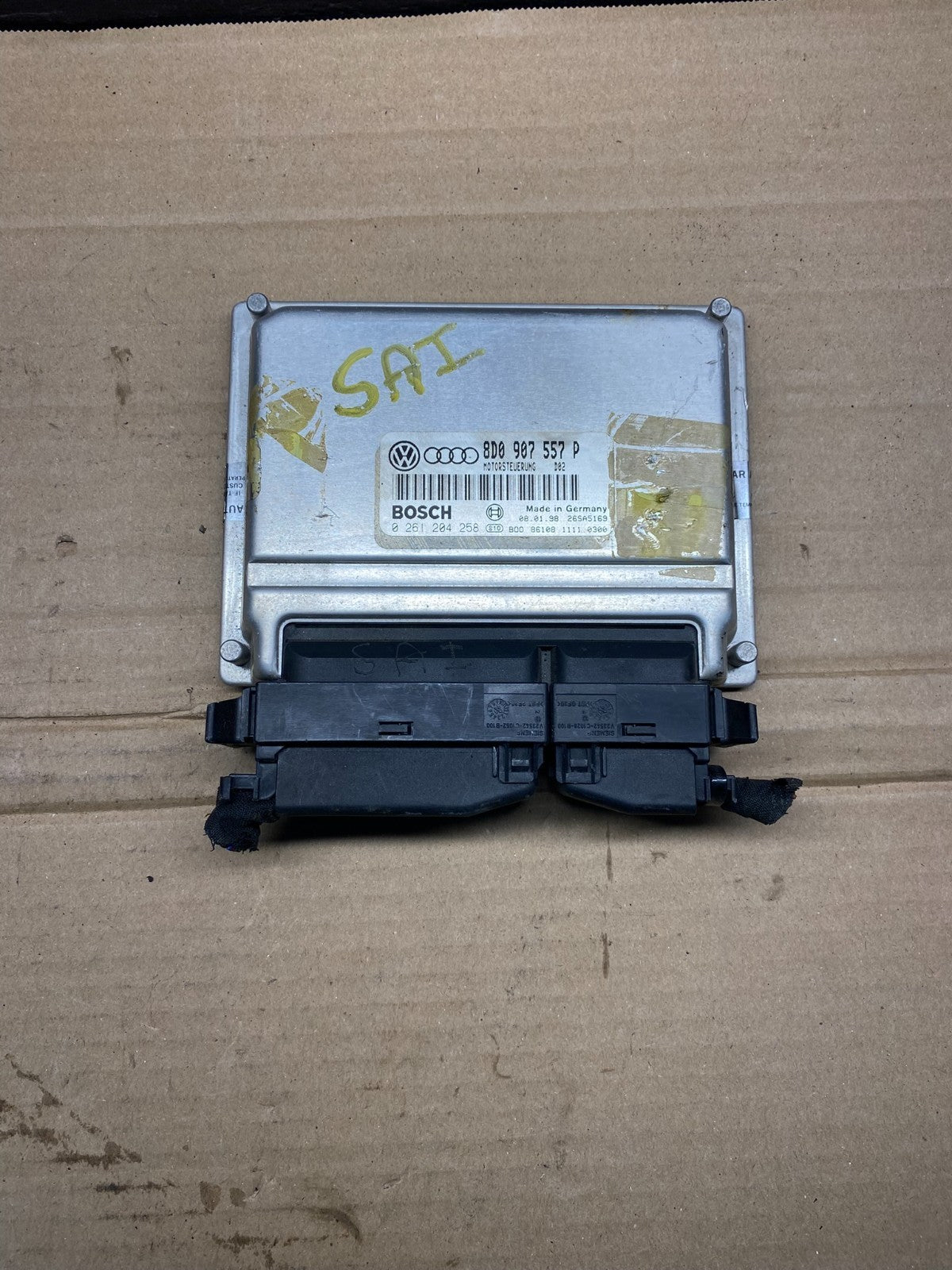 1998 to 2000 Audi A4 1.8L Engine Computer Ecu Pcm Ecm Pcu AH9597 DG0
