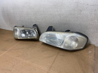 2000 to 2001 Nissan Maxima Left+Right Side Set Halogen Headlights Y5115 DW1