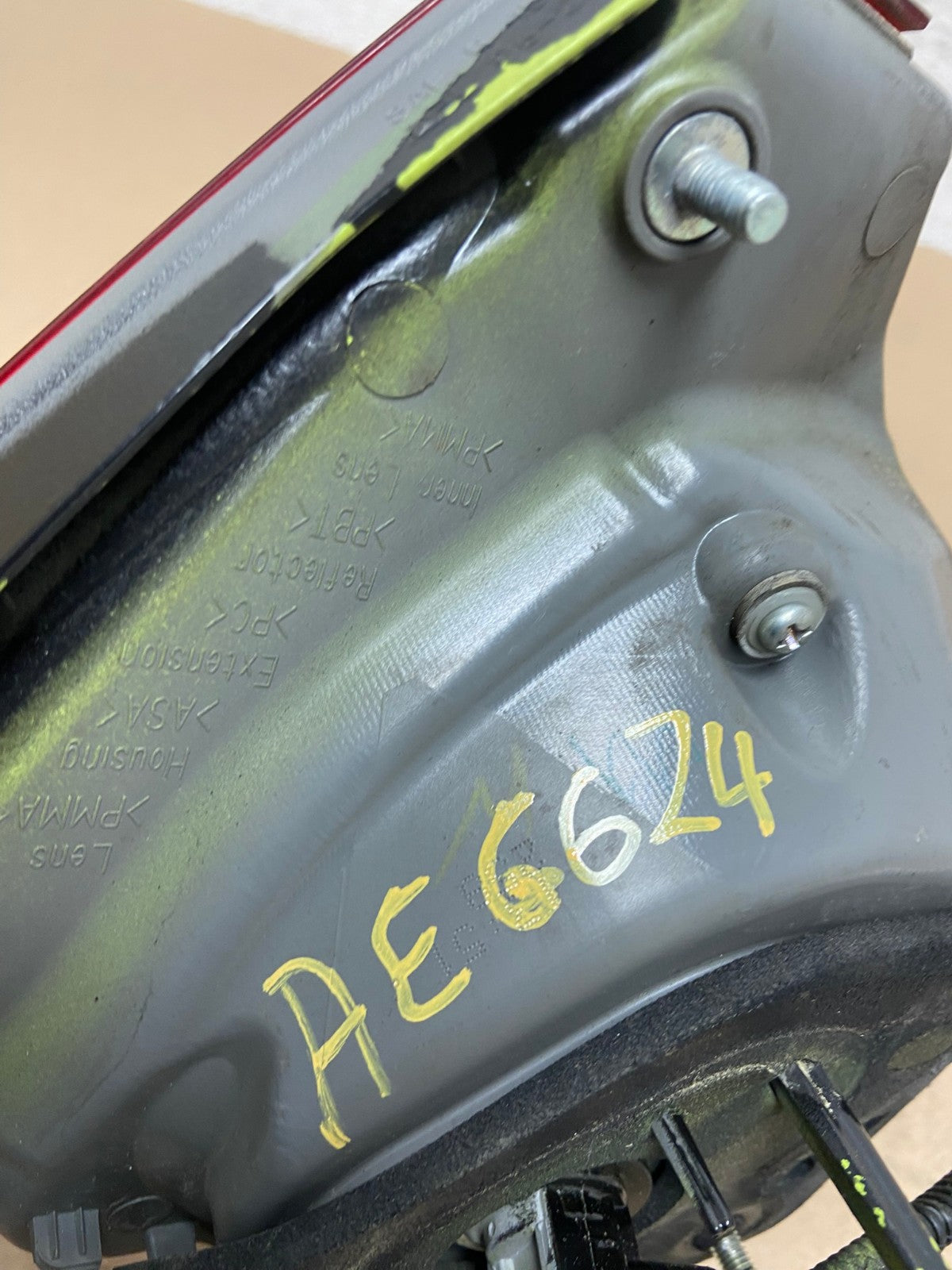 2015 - 2017 Toyota Camry Left Driver LH Side Tail Light Inner AE6624 LK7