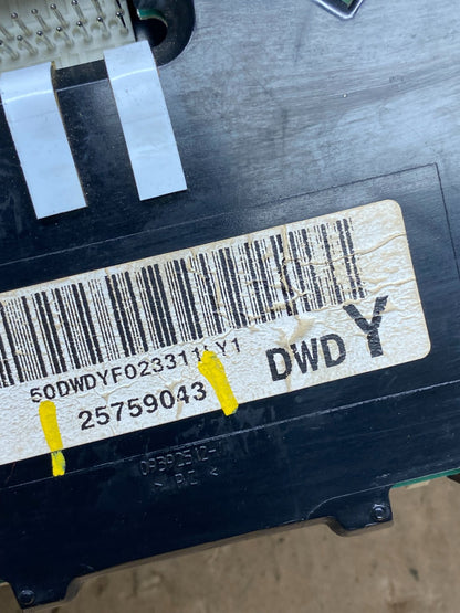 2004 to 2007 Chevrolet Express Speedometer Cluster Gauge T4835 DG5