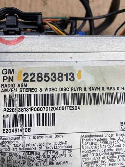 2011 to 2014 Cadillac CTS Am Fm Cd Player Radio Receiver OEM AB9588 DG5