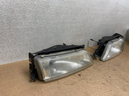1995 to 1996 Nissan Maxima Left+Right Side Headlights Halogen OEM AA34861