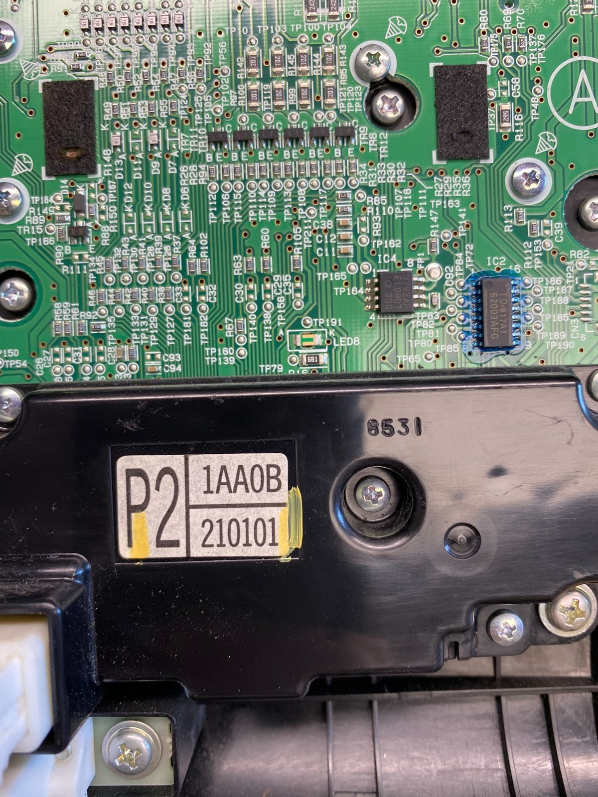 2009 - 2010 Nissan Murano AM FM Radio CD Climate Control Panel AC6348 DG4
