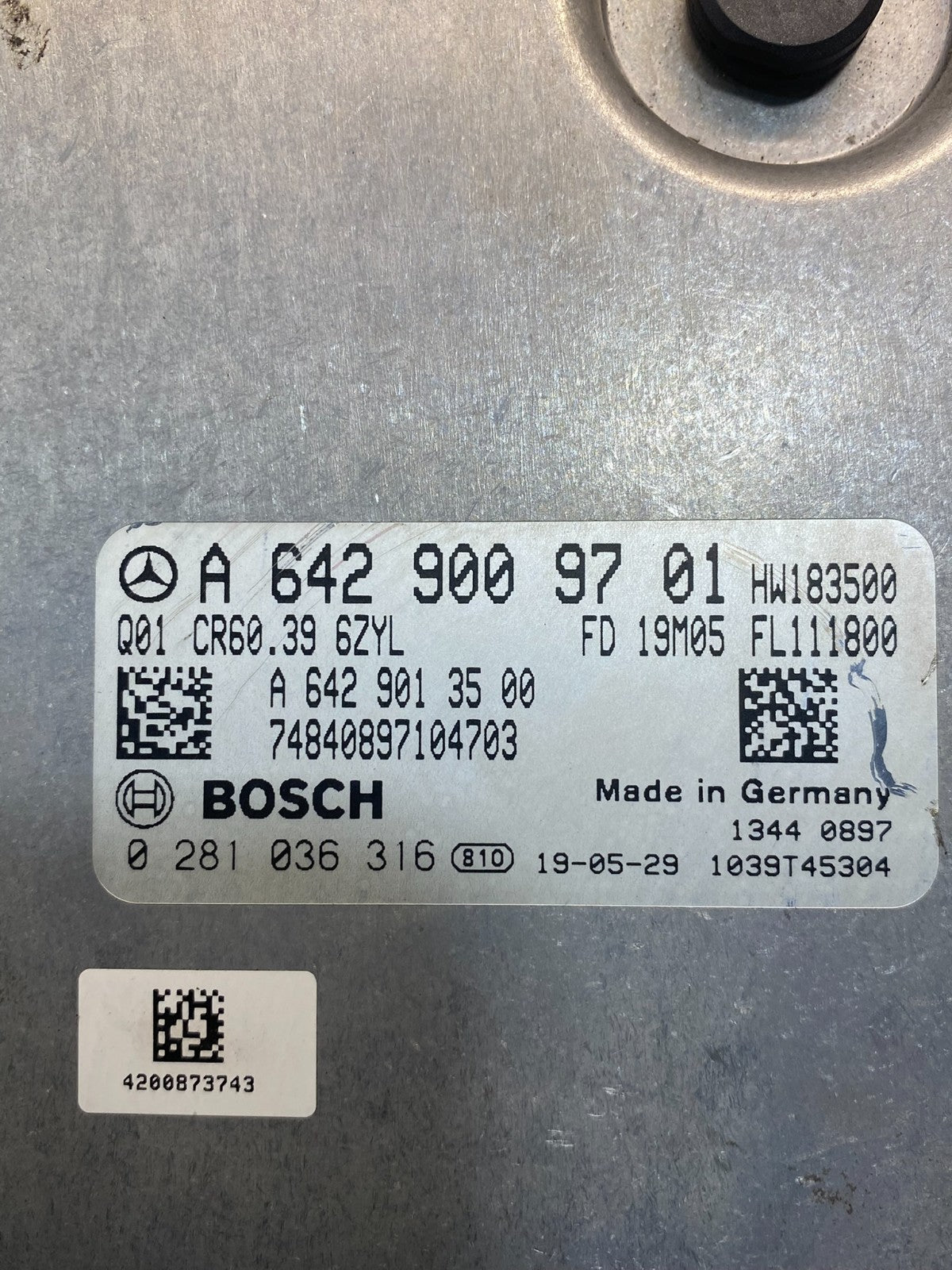2010 to 2018 Mercedes Sprinter ECU ECM Engine Control Module Unit AC8677 DG2