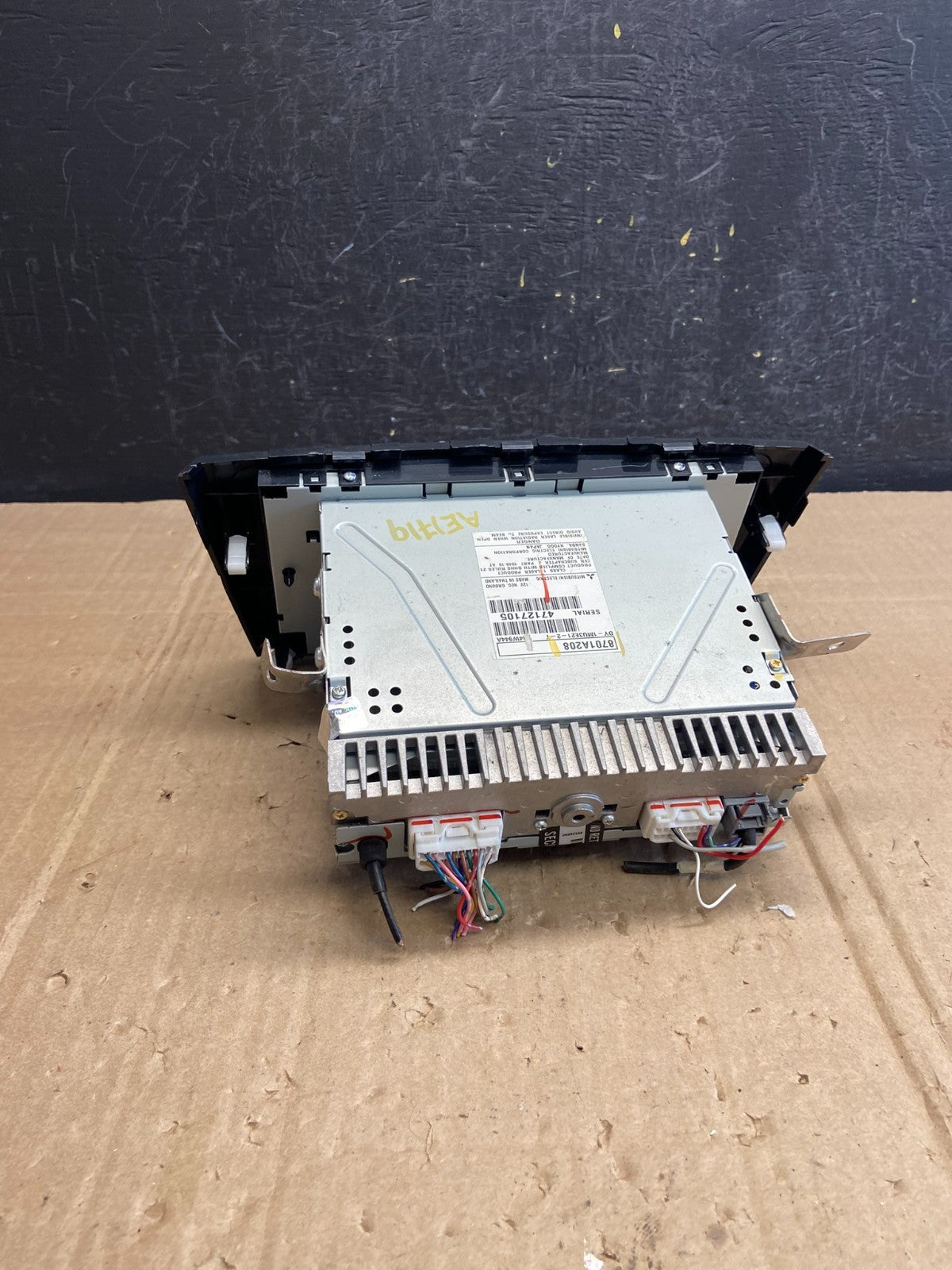 2014-2015 Mitsubishi Mirage AM FM Radio CD Player Aux Input AE1719 DG4