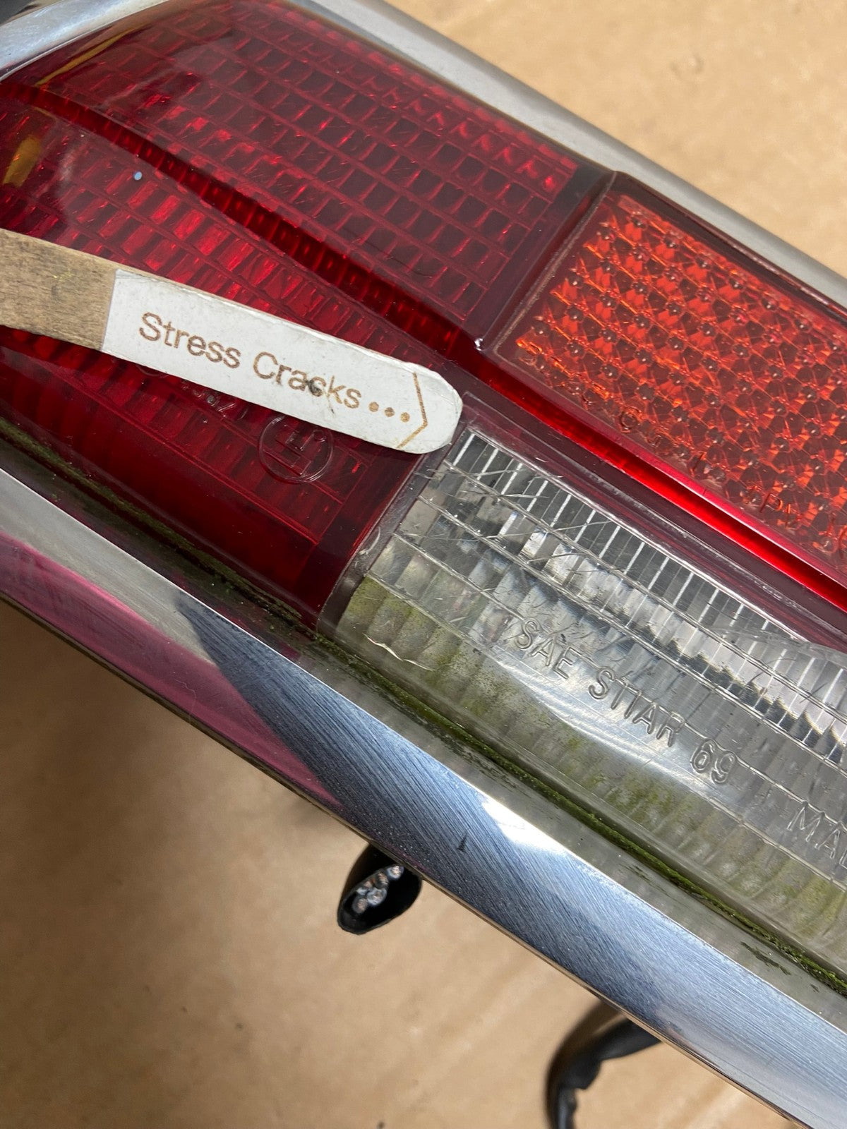 Mercedes W108 W109 280SE 280SEL 300SE 300SEL Right RH Side Tail Light AI8430 LK4