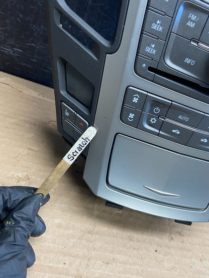 2008-2012 Cadillac CTS A/C Heater Radio Climate Control Panel Bezel OE AF2580 DG1
