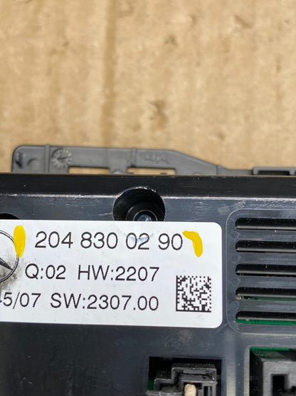 2008 2009 2010 Mercedes C-Class C300 A/C AC Climate Control Panel ac9443 DG4