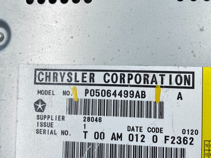 2009 2010 2011 Volkswagen Routan Video DVD Player U5818 DG5