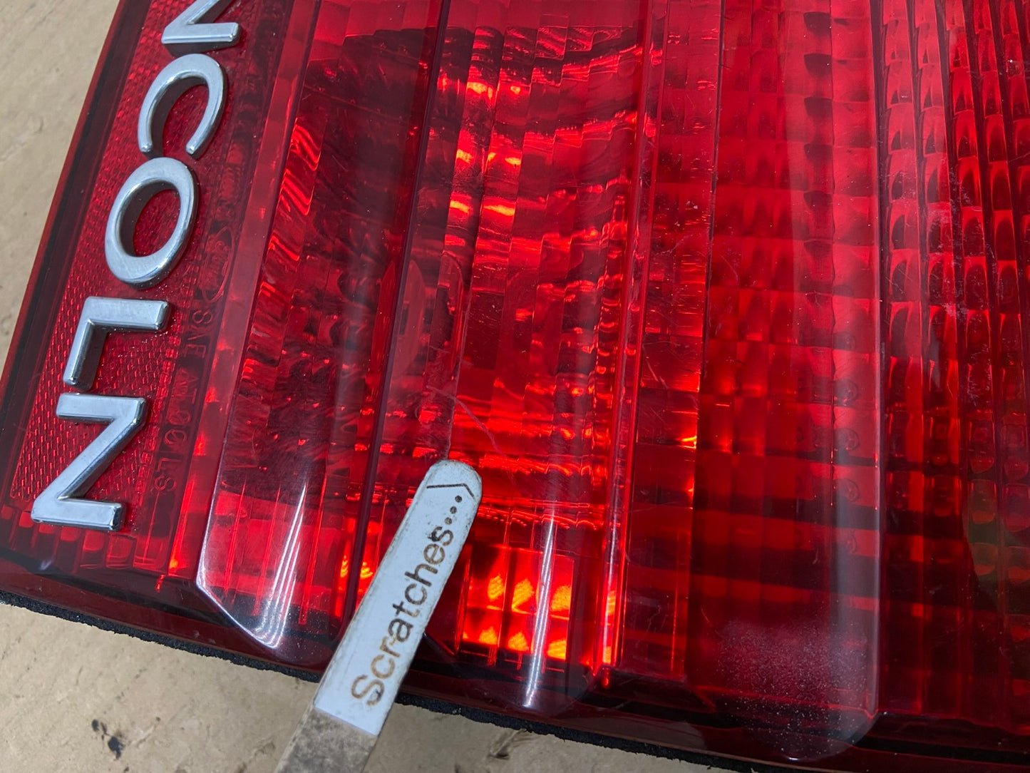 2000 2001 2002 Lincoln Ls Left Driver LH Side Inner Tail Light AG8220 LK3