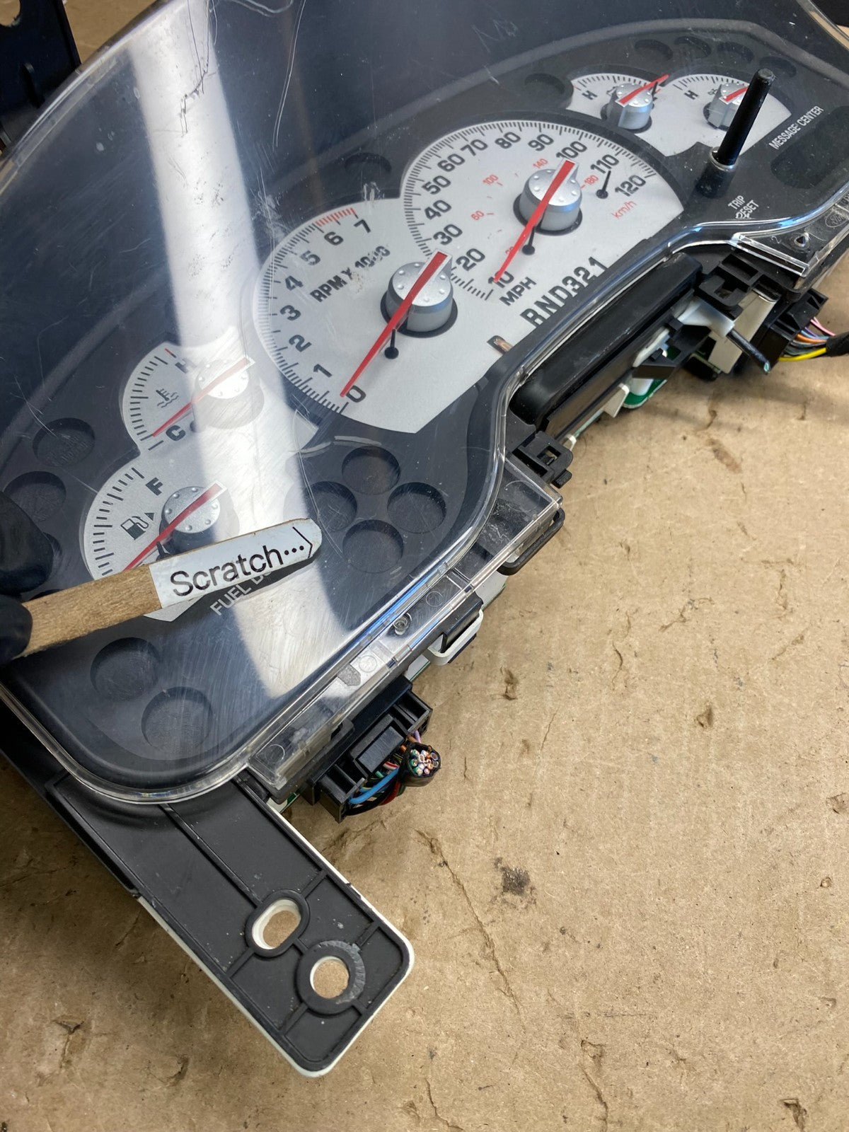 2002 Mercury Mountaineer MPH Instrument Cluster Speedometer AC6467 DG2