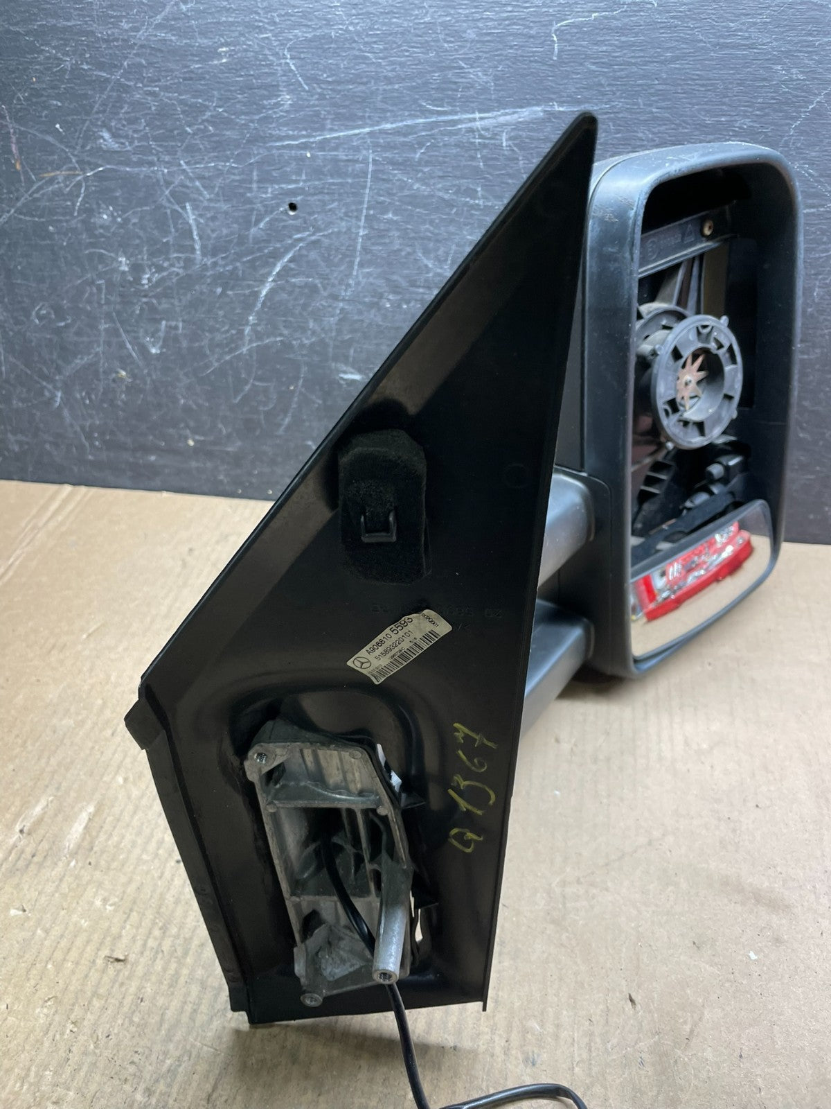 2007 to 2017 Mercedes-Benz Sprinter Right Passenger View Door Mirror OE Q1367 DG5