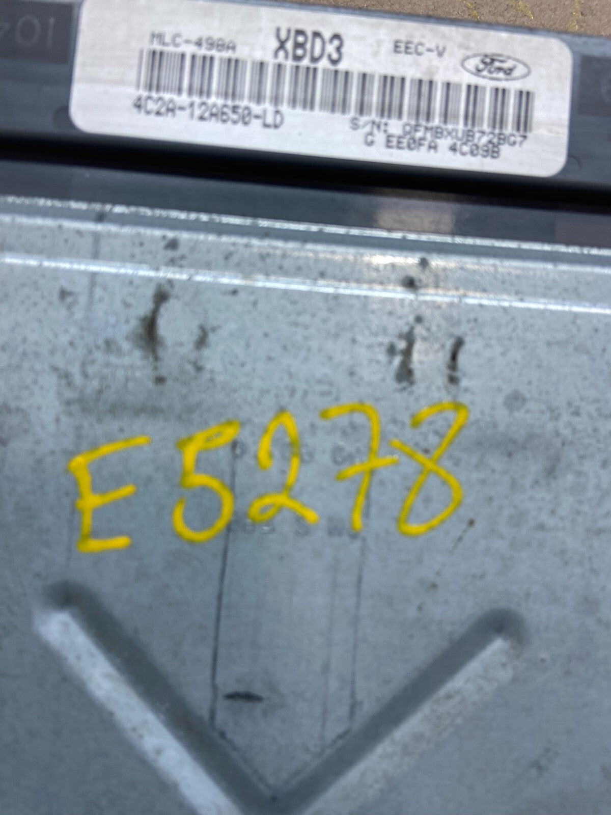 2004 Ford E-Series 4.6L Engine Control Module Computer 4C2A-12A650-LD E5278 DG14