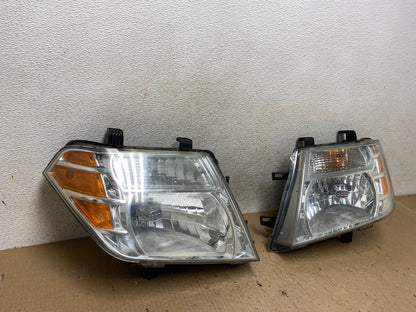 2008 to 2012 Nissan Pathfinder Halogen Headlights Left+Right AH5958 DW1