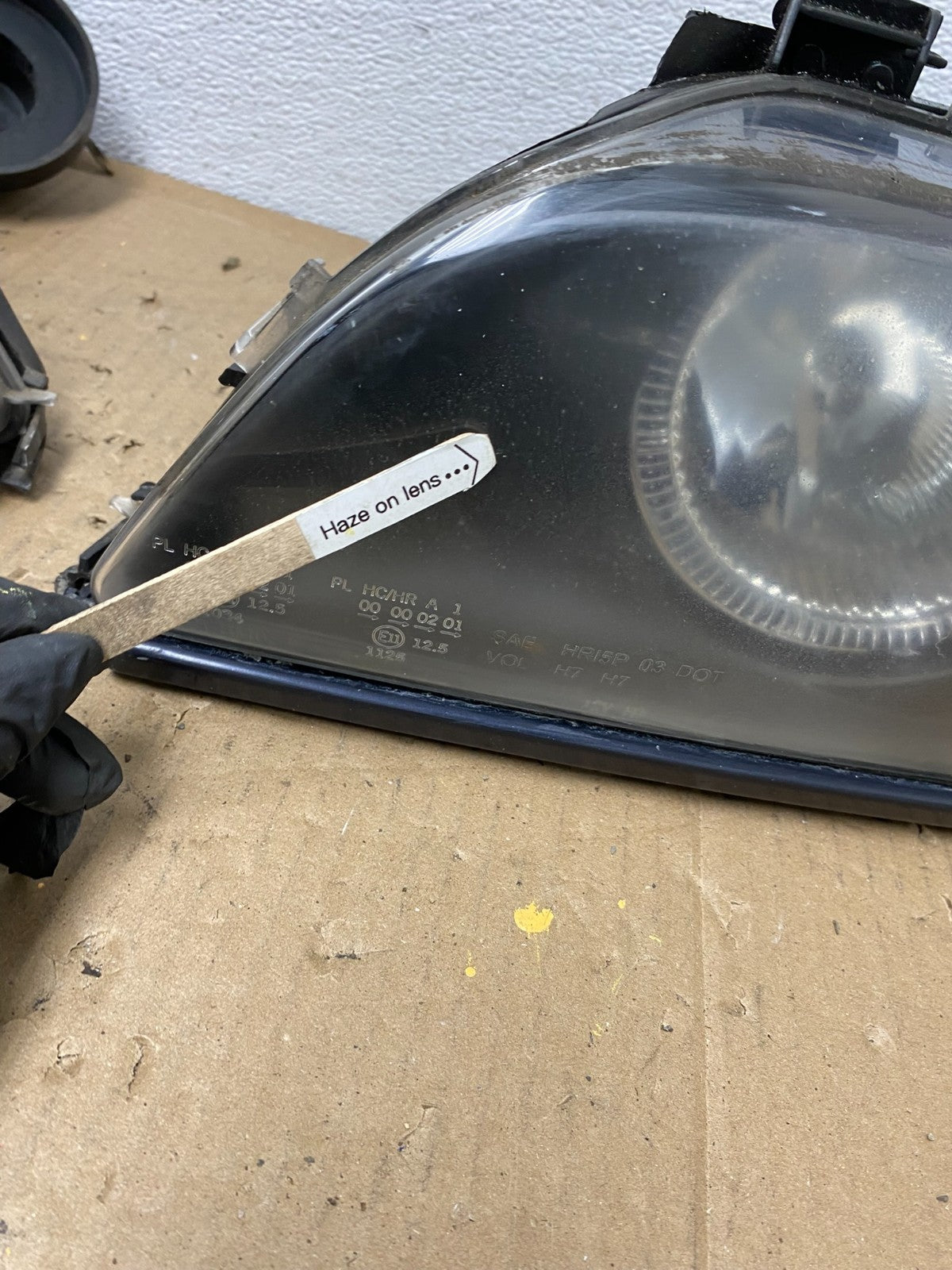 2001-2003 BMW E39 5 Series Headlight Left Driver LH Side Angel AC0228 DG5