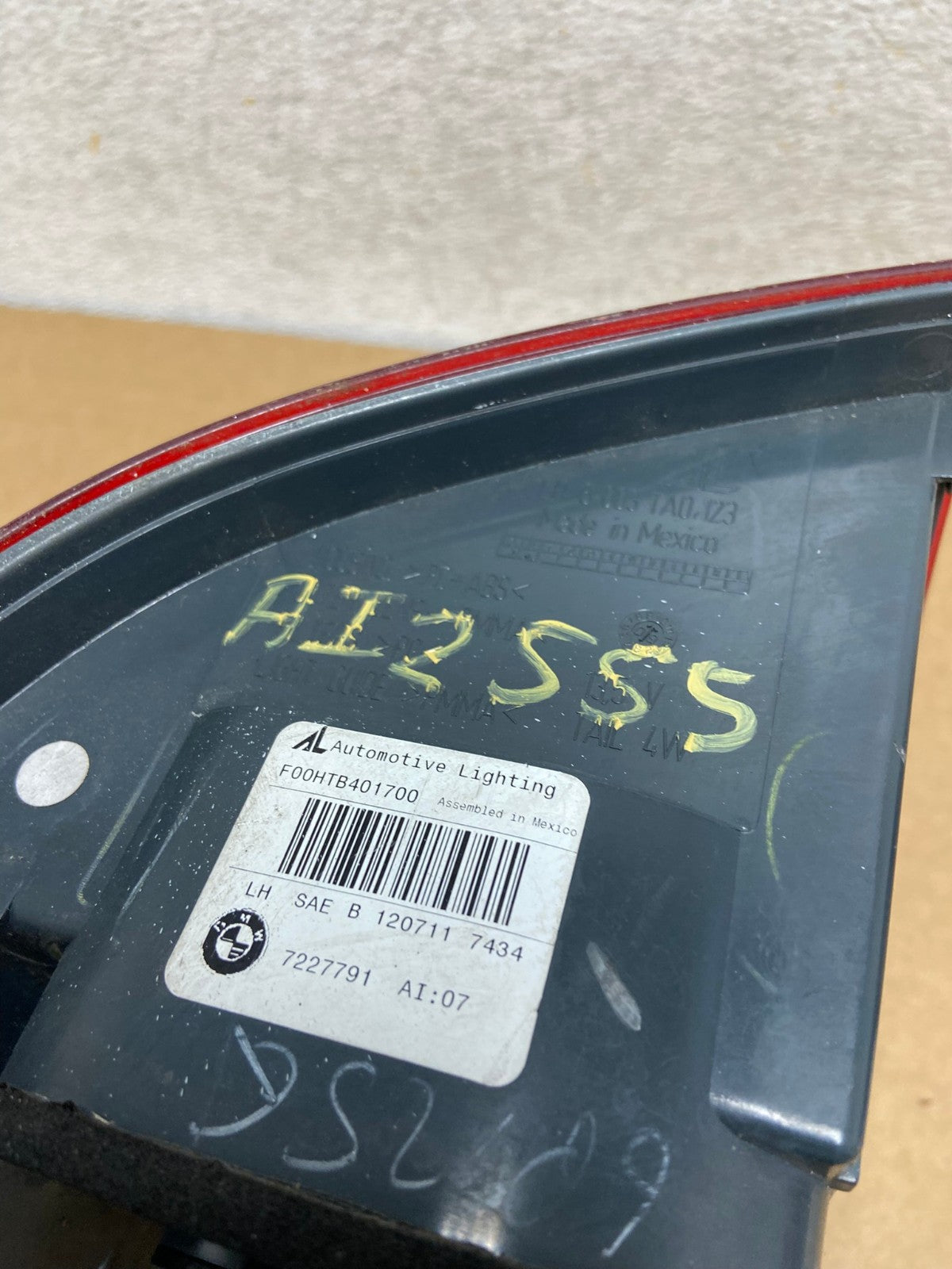 2011 2012 2013 Bmw X5 E70 Left Driver LH Tail Light AI2555 LK6
