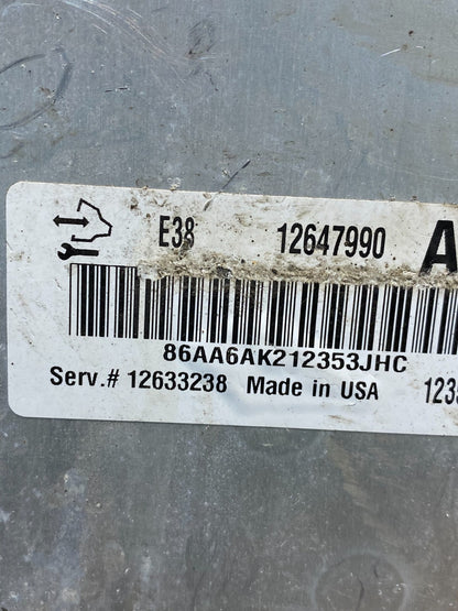 2010 - 2013 GMC Sierra 5.3L Engine Control Module ECM ECU AH7246 DW2