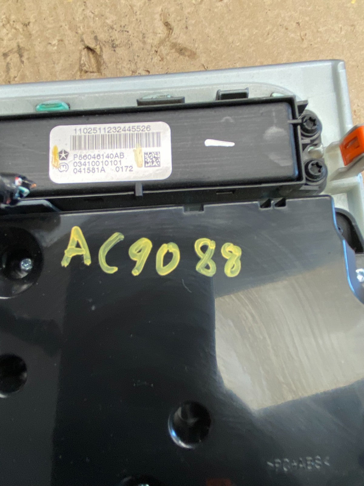 2011-2013 Jeep Grand Cherokee Center Radio Climate Control Bezel Vent AC9088 DG6