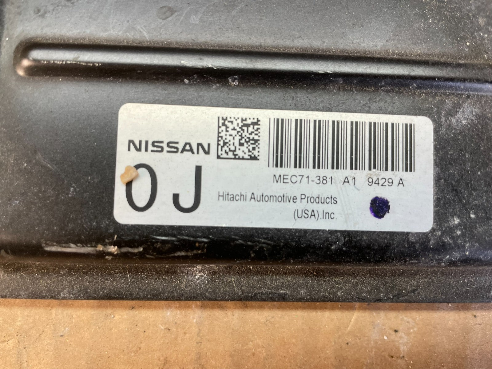 2009 Nissan Pathfinder Ecm Ecu Engine Control Computer mec71-381 a1 ac5388 DG2