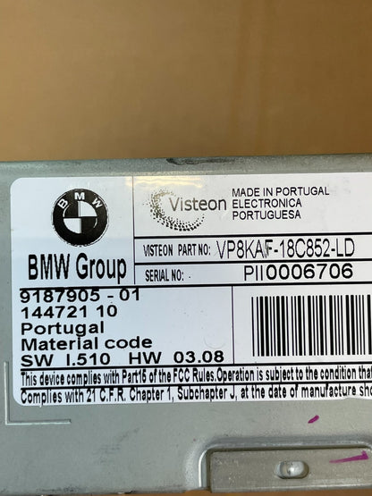 2008 - 2010 Bmw E60 535I Radio DVD CD Player AM/FM Control Panel AD5940 DG9