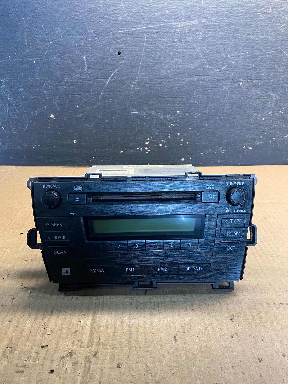 2010 to 2011 Toyota Prius Radio Stereo Receiver Aux Disc CD Player OEM AA7812 DG0