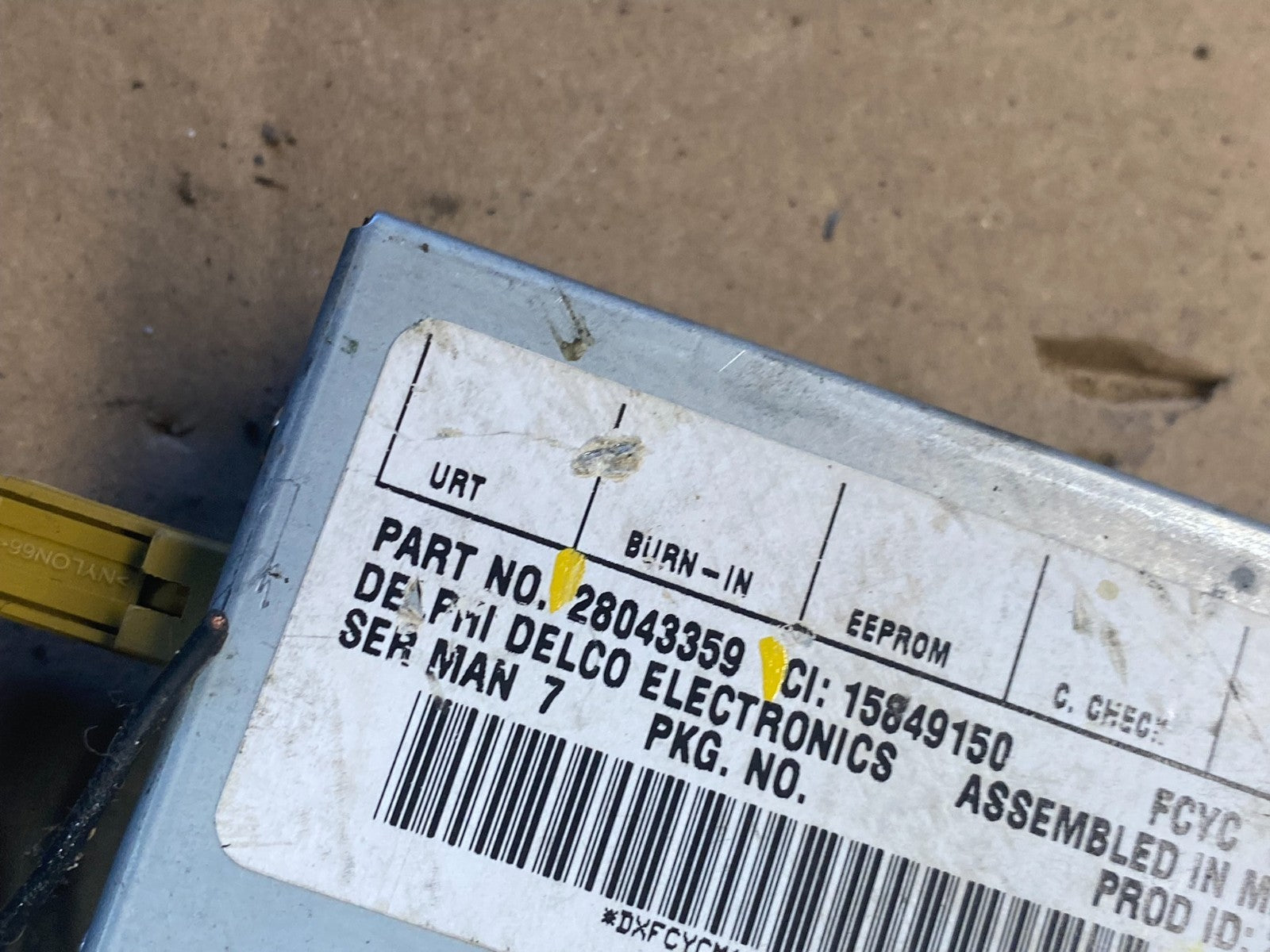 2007 - 2014 Chevrolet Tahoe GMC Yukon Radio Satellite Control Module T1368 DG5