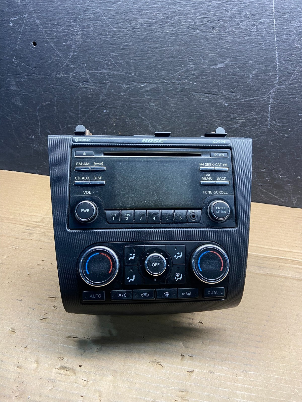 2010 to 2012 Nissan Altima Radio Cd Mp3 Player AUX Climate Control ae2560 DG0