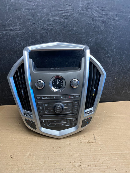 2010-2012 Cadillac SRX A/C Heater Radio Climate Control Panel Bezel OE AG8371 DG0